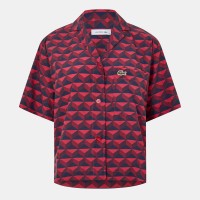 lacoste,women,s,short,sleeve,patterned,shirt,penumbra