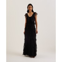 рокля,дамски,поли,и,рокли,ted,baker,msh,rufle,dress,ld99,black