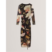 рокля,дамски,поли,и,рокли,ted,baker,ted,mesh,midi,dress,ld54,black