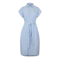 дамска,рокля,дамски,поли,и,рокли,polo,ralph,lauren,womens,shirt,dress,bsr,blue