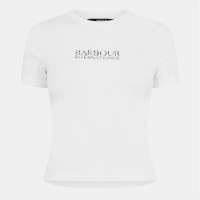 тениска,дамски,топове,barbour,international,harley,t,shirt,off,white