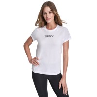 тениска,дамски,топове,dkny,women's,sport,t,shirt,white