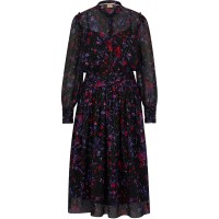 дамска,рокля,дамски,поли,и,рокли,boss,women,s,denalea,wrap,design,dress,open,misc