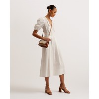 рокля,дамски,поли,и,рокли,ted,baker,ted,ledra,dress,ld43,white