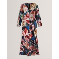 рокля,дамски,поли,и,рокли,ted,baker,ted,ls,midi,dress,ld54,navy