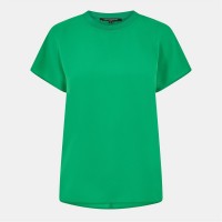 тениска,дамски,топове,french,connection,women's,crepe,crew,neck,t,shirt,30,jelly,bean
