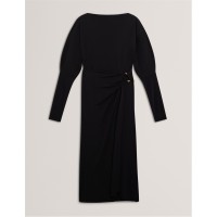 рокля,дамски,поли,и,рокли,ted,baker,ted,wrap,midi,dress,ld54,black