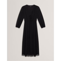 рокля,дамски,поли,и,рокли,ted,baker,ted,print,midi,dress,ld54,black