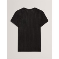 тениска,дамски,топове,ted,baker,ted,metallic,t,shirt,ld00,black