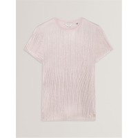 тениска,дамски,топове,ted,baker,ted,metallic,t,shirt,ld00,lt,pink
