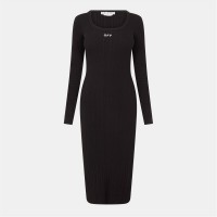 рокля,дамски,поли,и,рокли,off,white,women's,full,length,maxi,dress,black,white