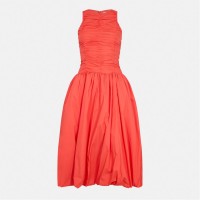 рокля,дамски,поли,и,рокли,amylynn,ruched,dress,ld99,orange