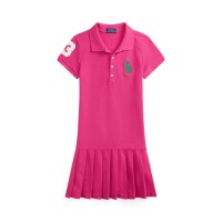 рокля,polo,ralph,lauren,kids,dress,college,pink