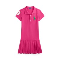 рокля,детски,3/4,панталони,polo,ralph,lauren,kids',dress,college,pink