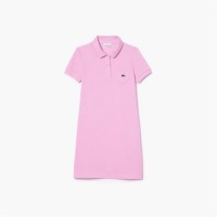 блуза,с,яка,детски,облекла,lacoste,polo,shirt,dress,pink,ixv