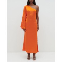 рокля,дамски,поли,и,рокли,pretty,lavish,women's,slinky,dress,orange