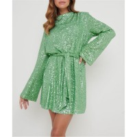 рокля,дамски,поли,и,рокли,pretty,lavish,women's,jayda,cowl,mini,dress,mint