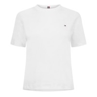 дамска,тениска,дамски,топове,tommy,hilfiger,women,s,boxy,interl,t,shirt,ecru