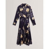 дамски,поли,и,рокли,ted,baker,ted,ls,printmidi,drs,ld61,navy