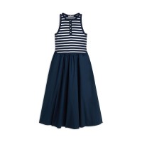 дамска,рокля,дамски,поли,и,рокли,tommy,hilfiger,women,s,a,line,dress,dark,night,ecru
