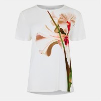 тениска,дамски,топове,ted,baker,ted,print,t,shirt,ld99,nude,pink