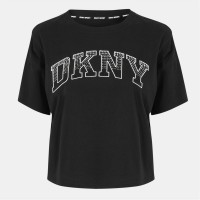 тениска,дамски,топове,dkny,logo,tee,ld99,blk,wht,slv