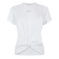 тениска,дамски,топове,dkny,dkny,stud,logo,tee,ld00,white
