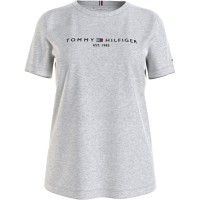 тениска,дамски,топове,tommy,hilfiger,essential,t,shirt,lghtgreyhtr,pkh