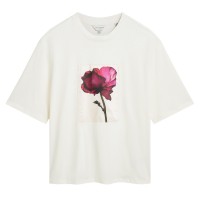 тениска,ted,baker,floral,graphic,soft,touch,fitted,t,shirt,ivory
