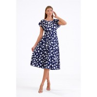 рокля,дамски,поли,и,рокли,дамски,облекла,размер,ella,boo,ella,polka,dot,pleated,midi,dress,in,stone,or,navy,navy