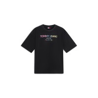 тениска,дамски,топове,tommy,jeans,women's,oversized,fit,t,shirt,black