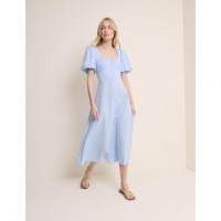 рокля,дамски,поли,и,рокли,nobodys,child,sleeveless,melody,midi,dress,blue