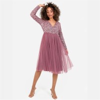 дамски,поли,и,рокли,maya,deluxe,maya,de,wrap,midi,d,ld99,desert,rose