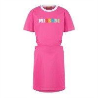 юношеска,рокля,детски,облекла,missoni,logo,dress,juniors,fuschia,513
