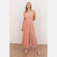 рокля,дамски,поли,и,рокли,anaya,with,love,anaya,with,love,recycled,peach,v,neck,midaxi,dress,with,waterfall,ruffle,detail,peach