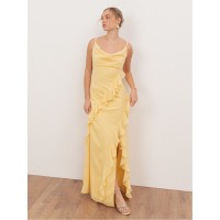 рокля,дамски,поли,и,рокли,anaya,with,love,anaya,with,love,recycled,butter,yellow,waterfall,ruffle,cowl,neck,cami,maxi,dress,butter,yellow