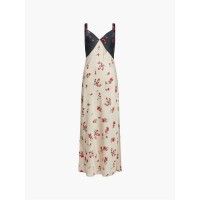 рокля,дамски,поли,и,рокли,french,connection,women's,ennis,slip,dress,floramour