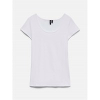 тениска,дамски,тениски,дамски,топове,дамски,горнища,размер+,дамски,облекла,размер,vero,moda,vm,sft,u,neck,tee,ld62,bright,white