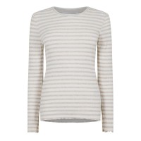 тениска,дамски,топове,selected,femme,anna,long,sleeve,t,shirt,oatmeal,stripe