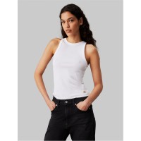 потник,дамски,топове,calvin,klein,jeans,woven,label,tank,top,bright,white