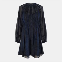 рокля,дамски,поли,и,рокли,french,connection,women's,grace,artemis,smock,dress,blackout