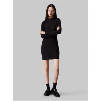 рокля,дамски,поли,и,рокли,calvin,klein,jeans,logo,elastic,milano,dress,black