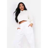 суичър,дамски,горнища,с,качулка,missy,empire,front,cropped,hoodie,cream