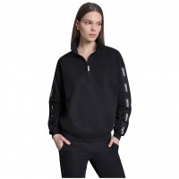 дамски,горнища,с,качулка,дамски,ежедневни,облекла,dkny,dkny,overs,1,4,zip,ld62,black