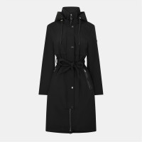 дамски,якета,и,палта,dkny,women's,outerwear,trench,coat,black