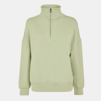 блуза,дамски,горнища,с,качулка,дамски,ежедневни,облекла,varley,hawley,half,zip,sweatshirt,snow,sage