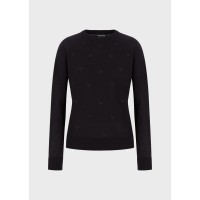 дамски,горнища,с,качулка,дамски,ежедневни,облекла,emporio,armani,emporio,maglia,ld99,nero