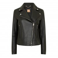 яке,дамски,якета,и,палта,boss,women's,sajin,leather,jacket,black