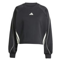 дамска,блуза,дамски,блузи,adidas,stadium,3,stripes,crewneck,sweatshirt,womens,black,white