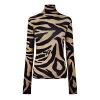 дамски,горнища,с,качулка,дамски,ежедневни,облекла,off,white,zebra,turtleneck,beige